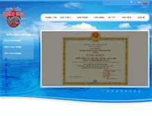 Tablet Screenshot of mamchauson.com.vn